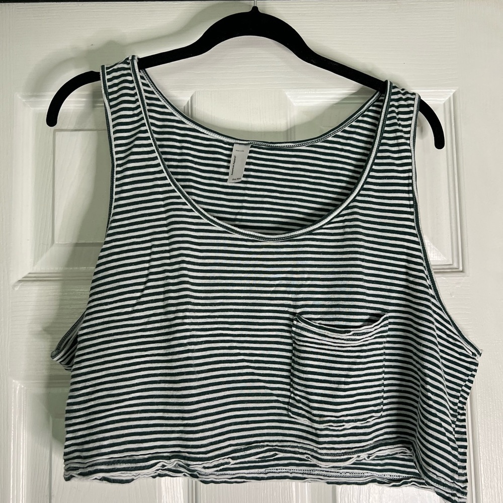 American apparel cropped tank top, one size